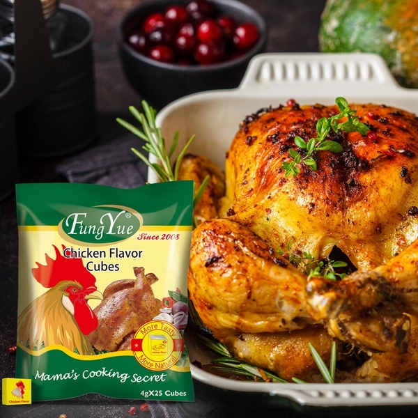 FungYue Chicken Bouillon Cubes 100g Flavor Seasoning Factory